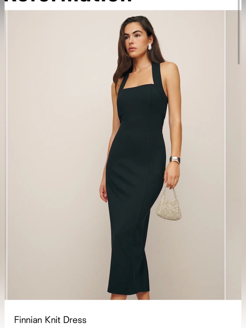 REFORMATION FINNIAN KNIT DRESS - Picture 1 of 11